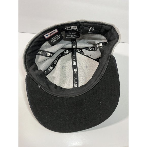 Detroit Tigers MLB New Era Hat Cap Baseball 59FIFTY 7-1/2 Fitted Official Gray - Picture 6 of 7